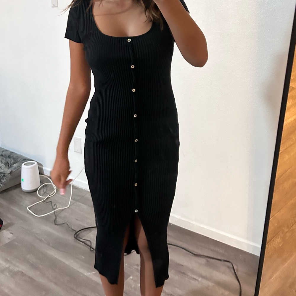 Zara black dress